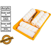 Ingco HKTCB83230083 8 in 1 Cylinder Paint Roller with Tray Set 9" - KHM Megatools Corp.